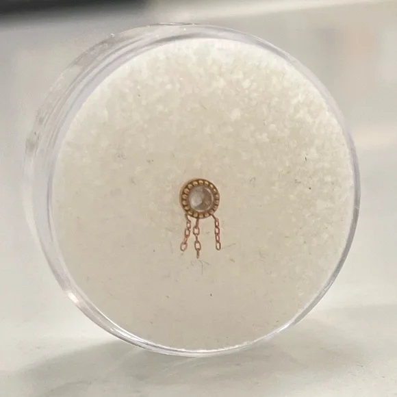 BLVA 14KT Gold Threadless Piercing - Picture 1 of 2